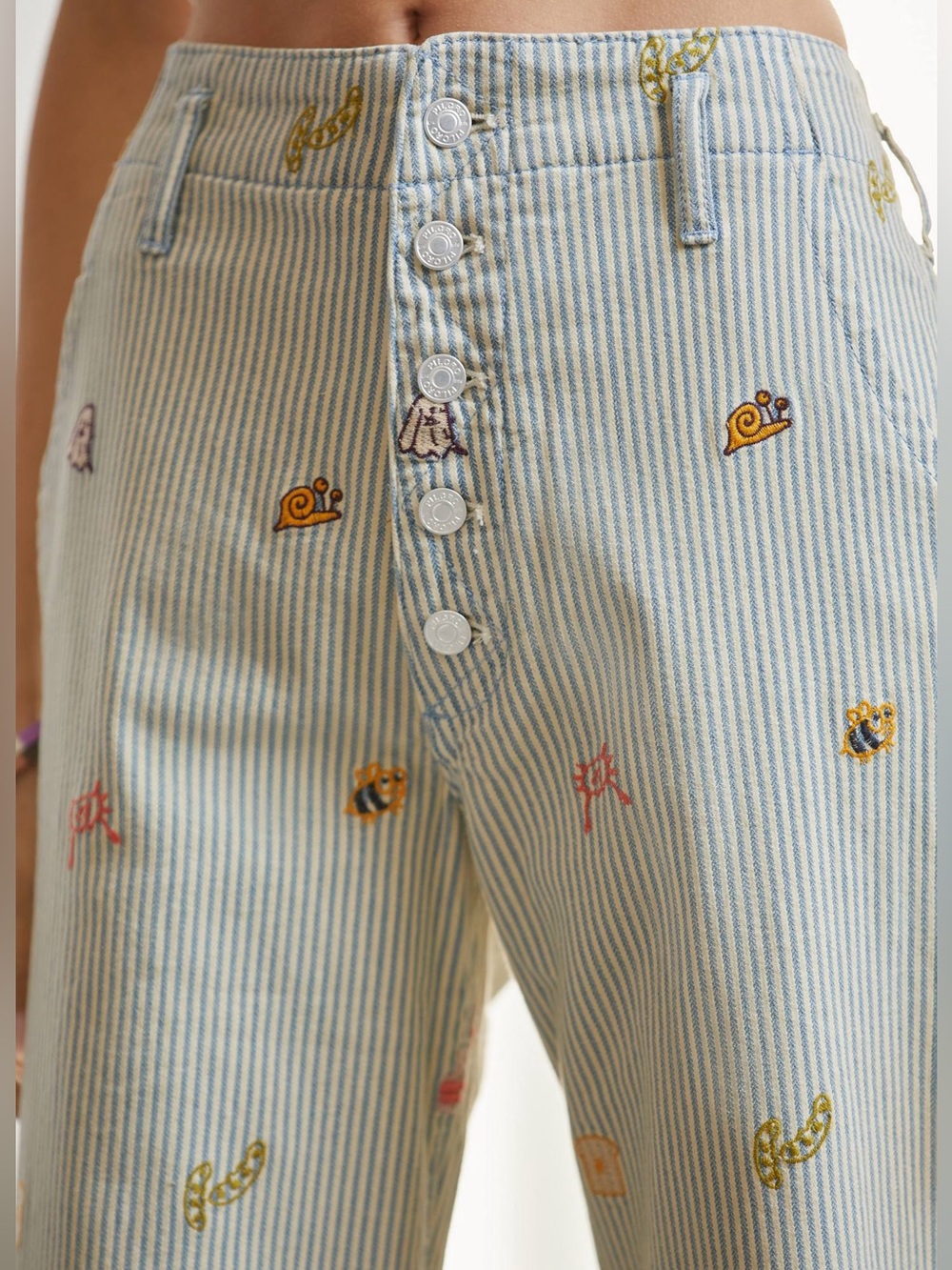 Pilcro Slouchy Pinstripe Chino Pants - Picture 5 of 16